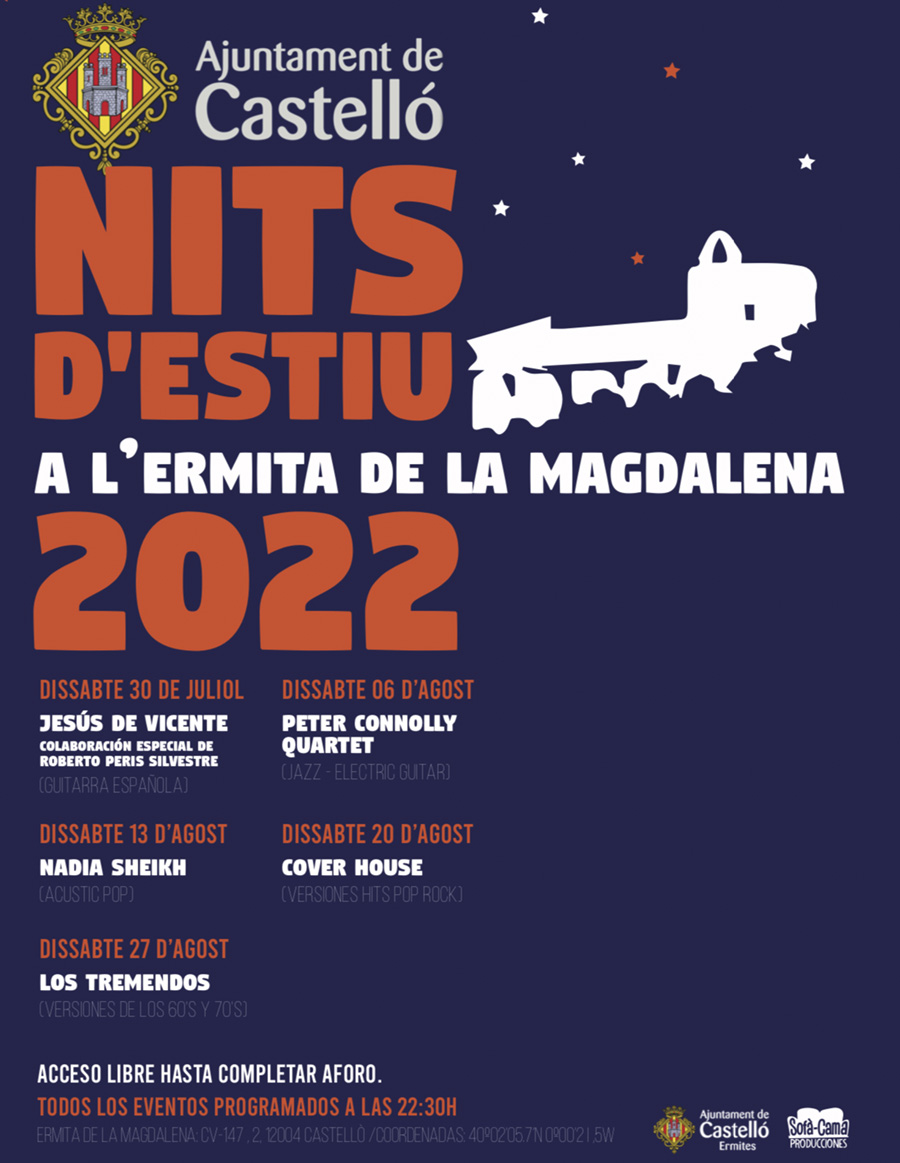 Ocio, humor y cultura, la variada oferta de Castelló para el mes de Agosto